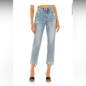 Blank NYC Madison Crop High-Rise Jeans in Double Agent Blue sz 28